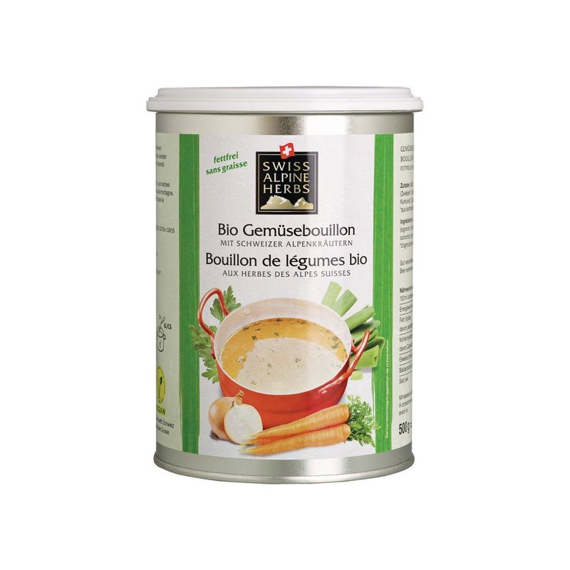 Gemüsebouillon, Schweizer Bio-Verordnung