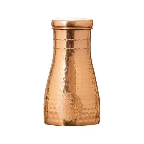 Kupferkaraffe Blume Des Lebens 1000 ml, ohne Zertifizierung
