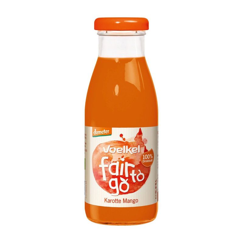 fair to go Karotte Mango Direktsaft, Demeter