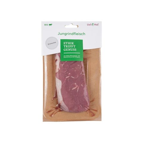 Entrecôte de jeune boeuf, Bio Knospe Schweiz