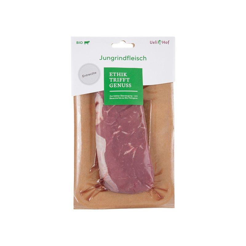 Entrecôte de jeune boeuf, Bio Knospe Schweiz