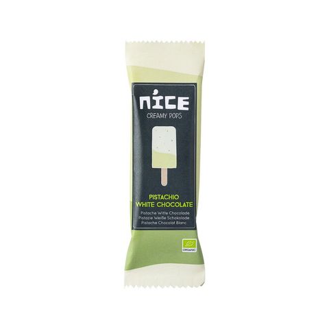 Glacé Stängeli Pistazie weisse Schokolade, EU Bio