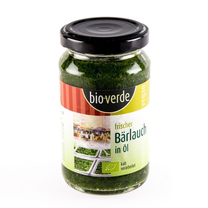 Frischer Bärlauch in Öl, EU Bio
