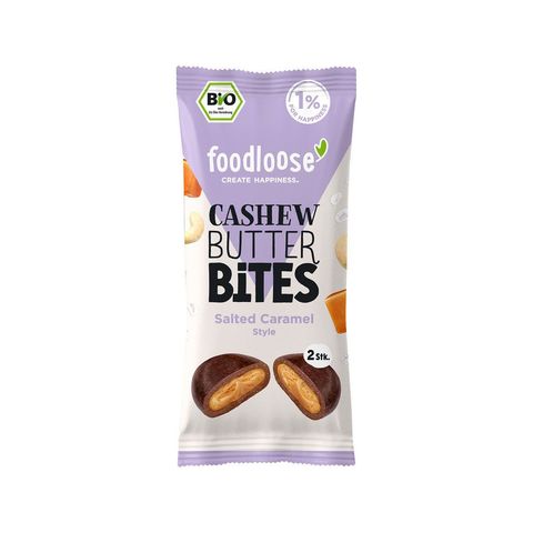 Cashew Butter Bites Salted Caramel, EU Bio