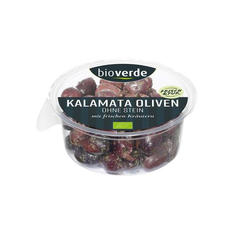Kalamata Oliven schwarz ohne Stein, EU Bio
