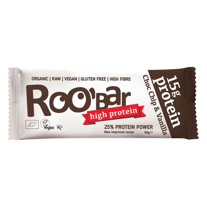 Rohkost Protein Riegel Choc Chip & Vanilla, EU Bio