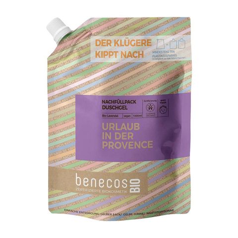 Nachfüllflasche Duschgel BIO-Lavendel, BDIH COSMOS ORGANIC