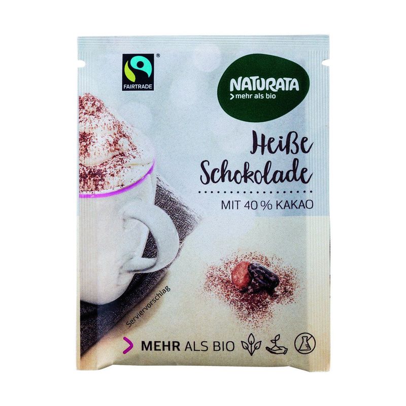 Heisse Schokolade, EU Bio / FLO-Fairtrade