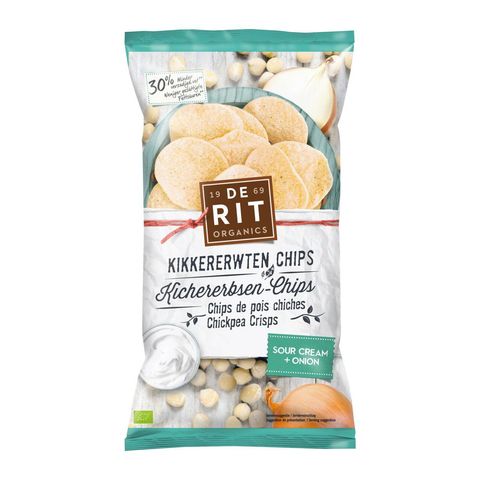 Kichererbsen-Chips Sour Cream Onion, EU Bio