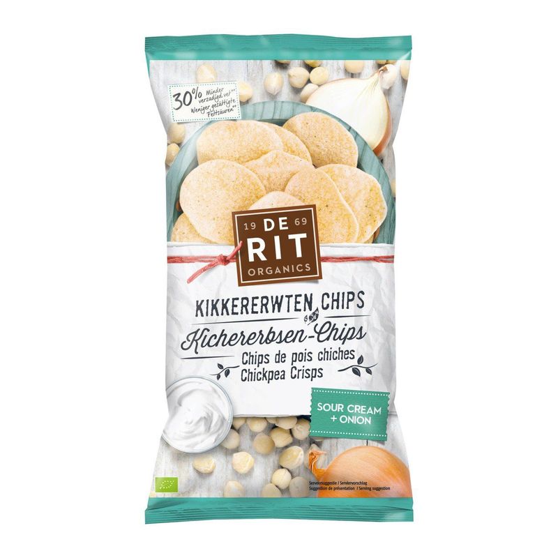 Kichererbsen-Chips Sour Cream Onion, EU Bio