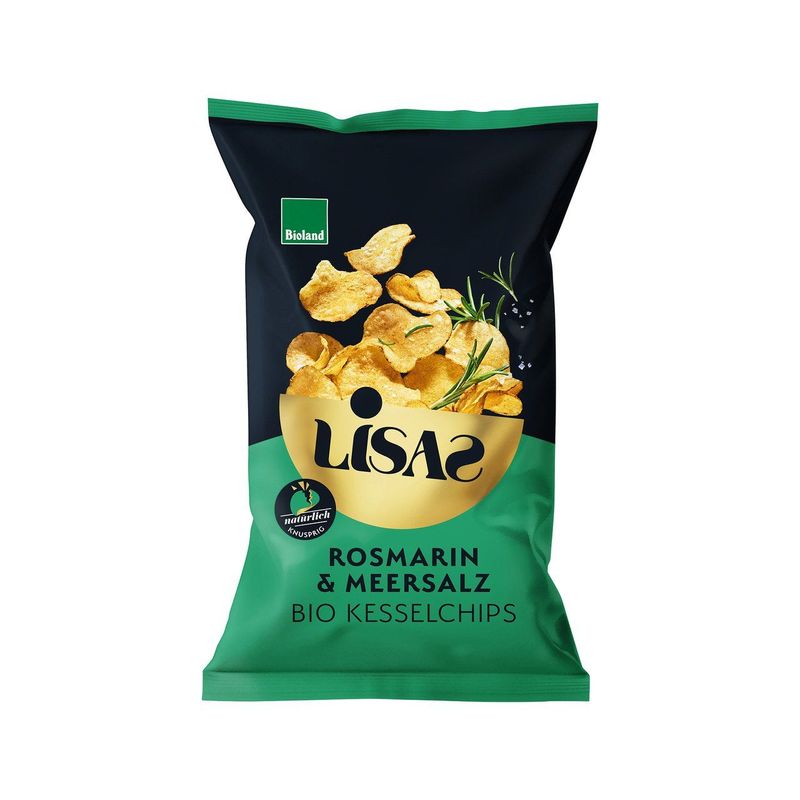 Kesselchips Rosmarin und Meersalz, EU Bio