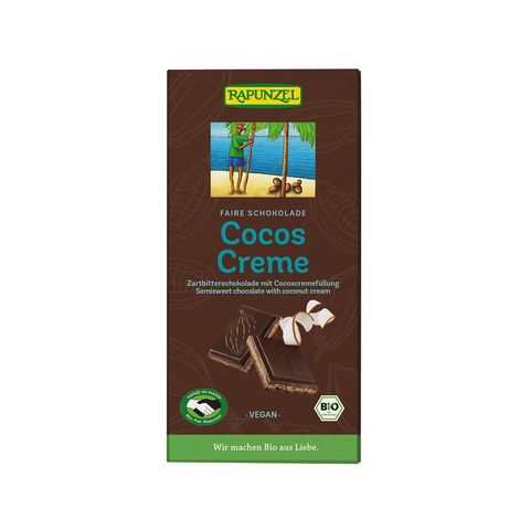 Schokolade Cocos Creme, HiH, EU Bio / Fairer Handel (Claro; Hand in Hand; etc.)