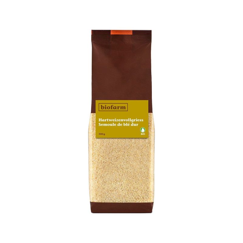 Hartweizenvollgriess, Bio Knospe