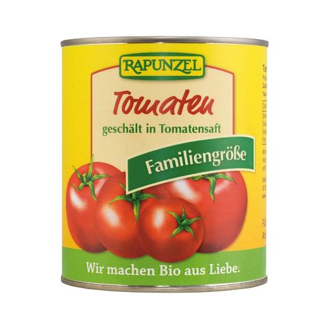 Tomaten geschält in Tomatensaft (Pelati), EU Bio