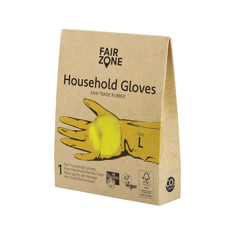 Haushaltshandschuhe L, 100% FSC Holz oder Fasern
