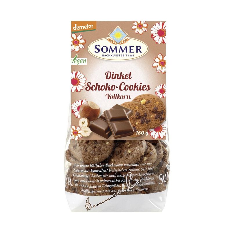 Dinkel Schoko Vollkorn-Cookies, Demeter