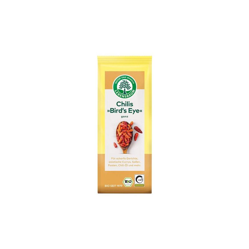 Chillies Bird's Eye, ganz, EU Bio