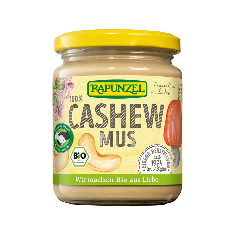 Cashewmus, HIH, EU Bio / Fairer Handel (Claro; Hand in Hand; etc.)