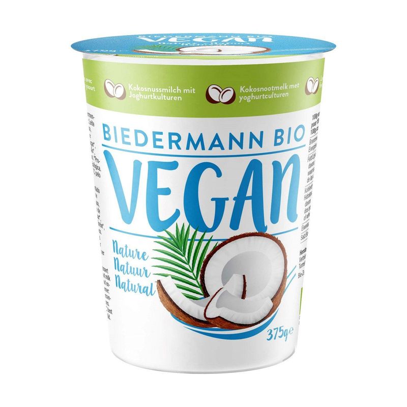 Vegan Kokos Nature Alternative zu Jogurt, Schweizer Bio-Verordnung