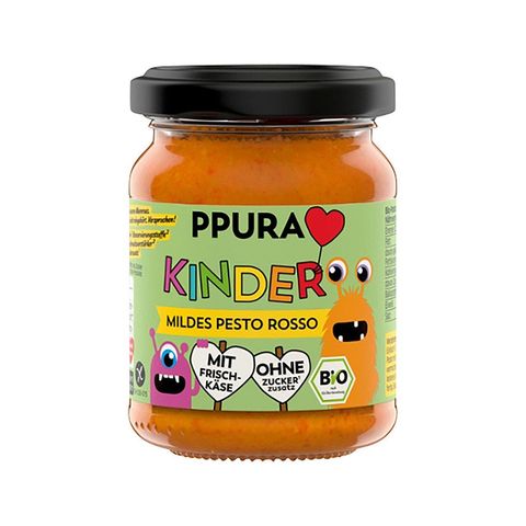 Pesto Kinder mildes Pesto Rosso, Schweizer Bio-Verordnung