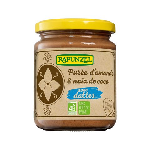 Purée d'amande, noix de coco avec dattes, EU Bio