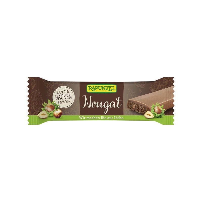 Riegel Nuss-Nougat hell, EU Bio