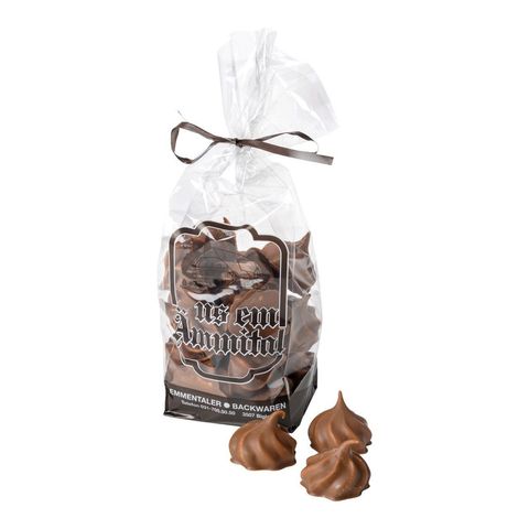 Bärner Müntschi (kl. Meringues mit Schokolade), Schweizer Bio-Verordnung