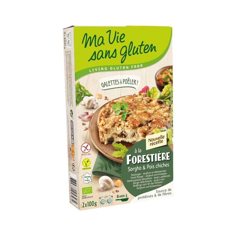 Bratlinge à la Forestière, glutenfrei, EU Bio