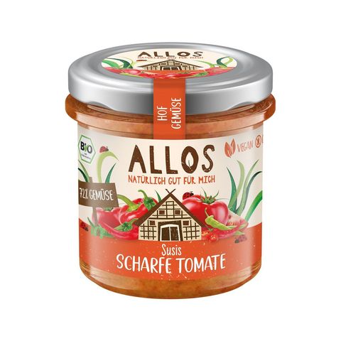 Brotaufstrich Hofgemüse 'scharfe Tomate', EU Bio
