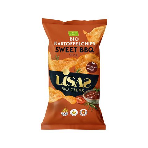 Kartoffelchips Sweet BBQ, EU Bio