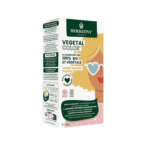 Vegetal Color - Honey Blonde Power, Haarfärbemittel, Ecocert COSMOS ORGANIC