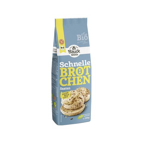 Schnelle Brötchen Saaten glutenfrei, EU Bio