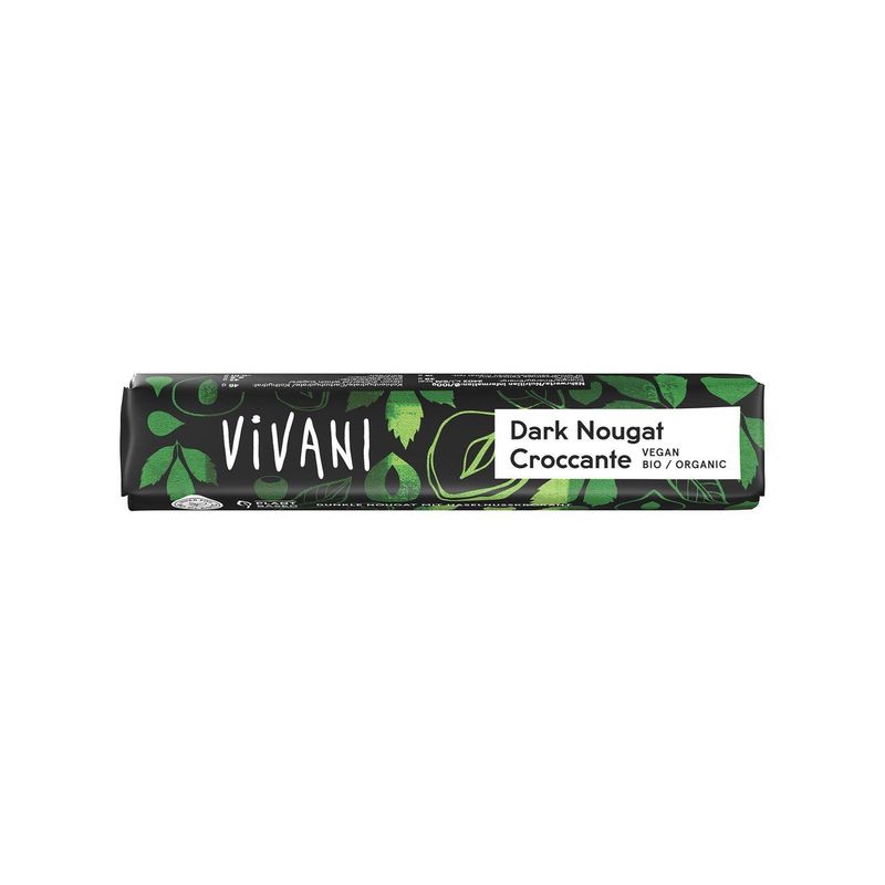 Schoko Riegel "Dark Nougat Croccante", EU Bio