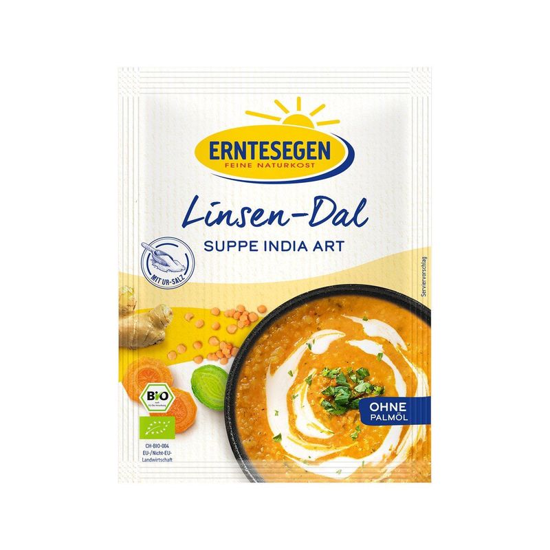 Linsen-Dal Suppe India Art, EU Bio