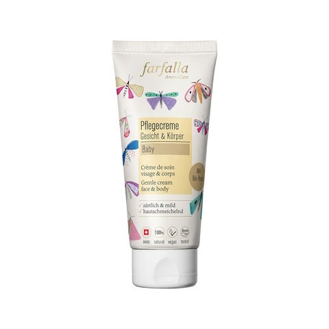 Baby, zärtliche Pflegecreme Gesicht & Körper, Rose, NaTrue