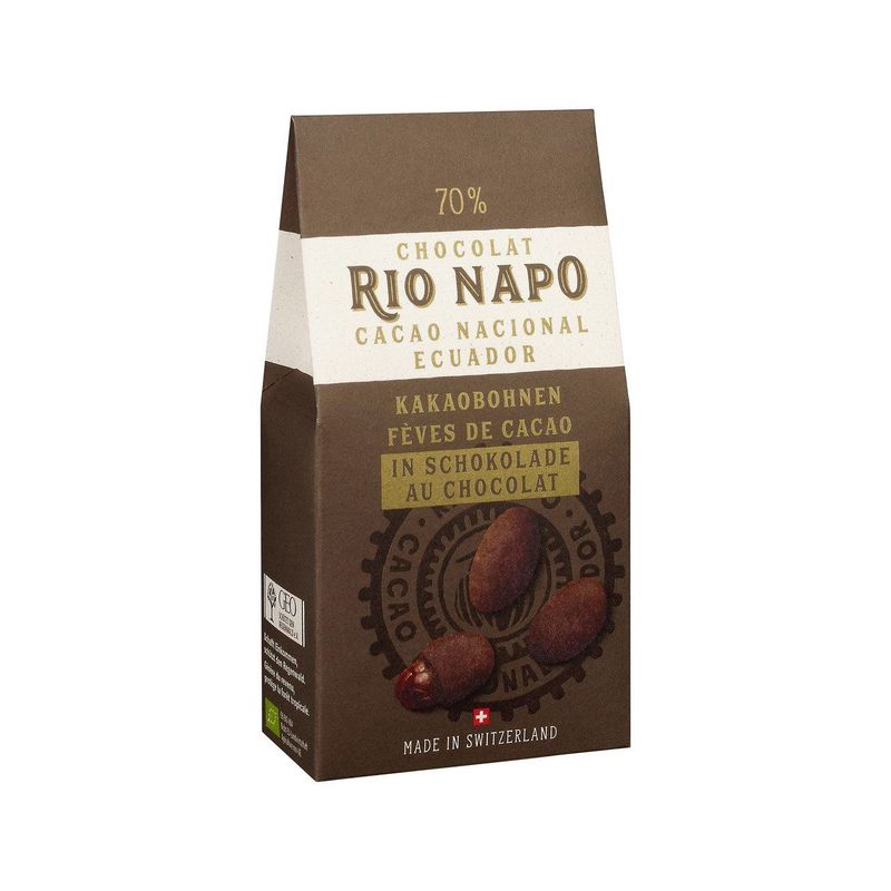 Rio Napo Kakaobohnen in Schokolade 70%, EU Bio