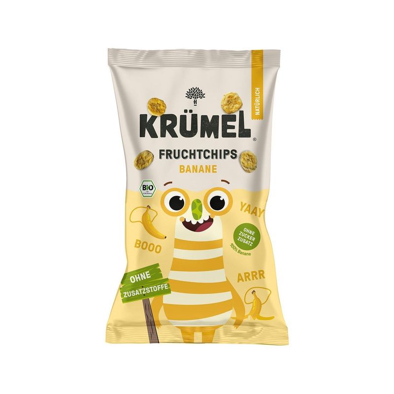 Fruchtchips Banane, EU Bio