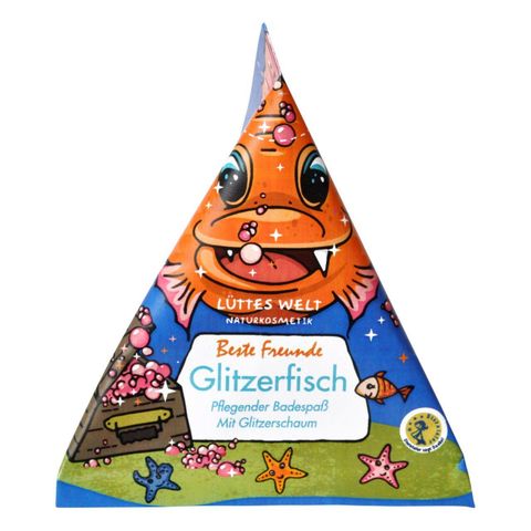 Badevulkan 'Beste Freunde Glitzerfisch', Kontrollierte Naturkosmetik
