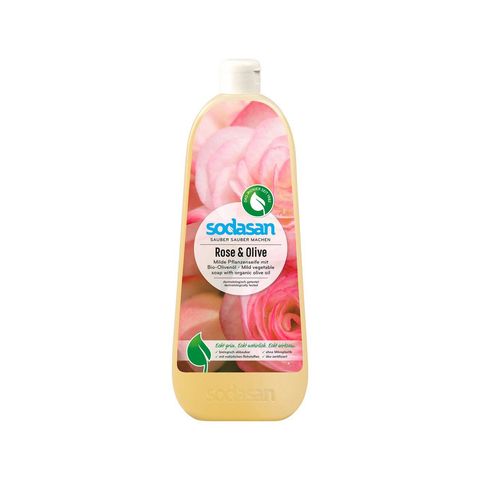 Flüssigseife Rose & Olive Nachfüller, Natural Cosmetic Standard - Organic