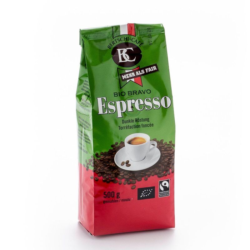 BC Bravo Espresso, gemahlen, EU Bio / FLO-Fairtrade