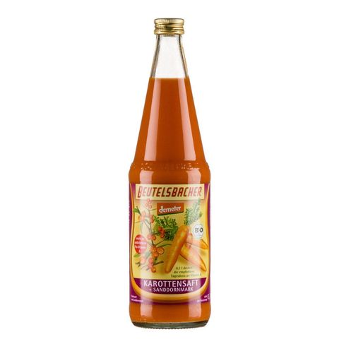 Karottensaft mit Sanddornmark, Demeter