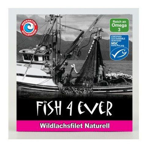 Wildlachsfilets naturell, Wildfang/-sammlung