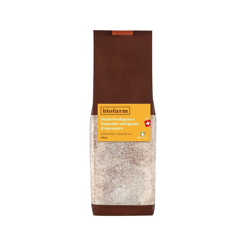Dinkel-Vollgriess, Bio Knospe Schweiz