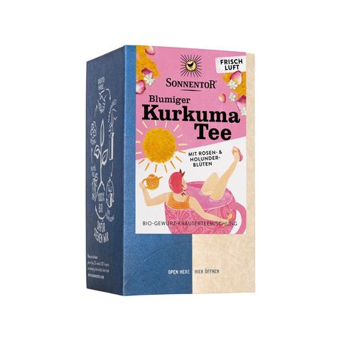 Blumiger Kurkuma Tee, Gewürztee, EU Bio
