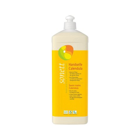 Handseife Calendula, Nachfüllflasche, Natural Cosmetic Standard - Organic