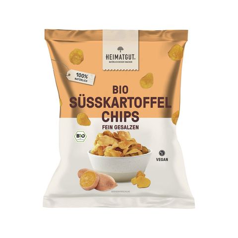 Süsskartoffel Chips fein gesalzen, EU Bio