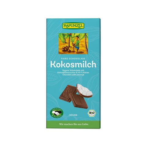 Schokolade Kokosmilch, EU Bio