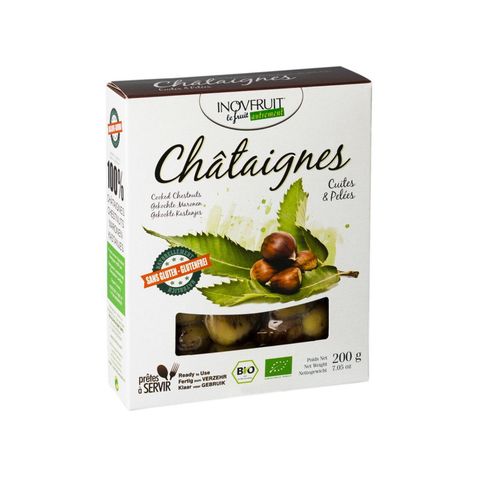 Kastanien gekocht und geschält, EU Bio