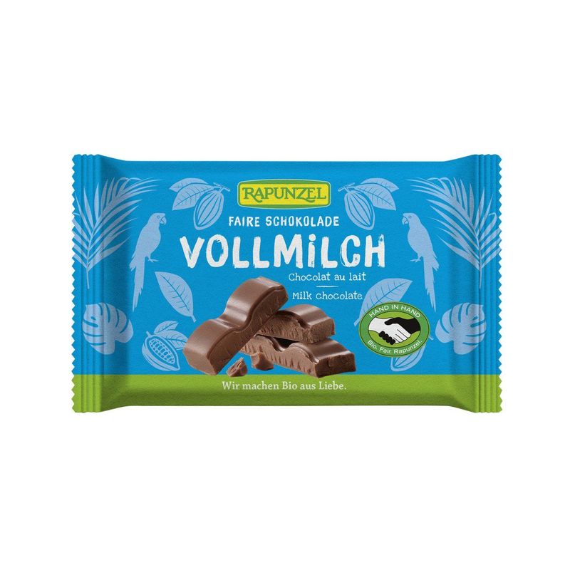 Schokolade Vollmilch, HiH, EU Bio / Fairer Handel (Claro; Hand in Hand; etc.)