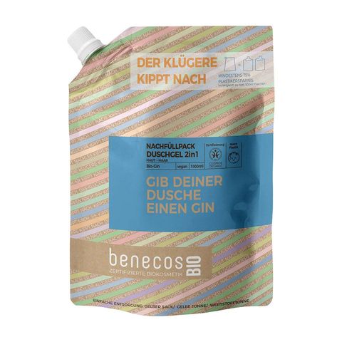 Nachfüllflasche Duschgel 2in1 BIO-Gin, BDIH COSMOS ORGANIC